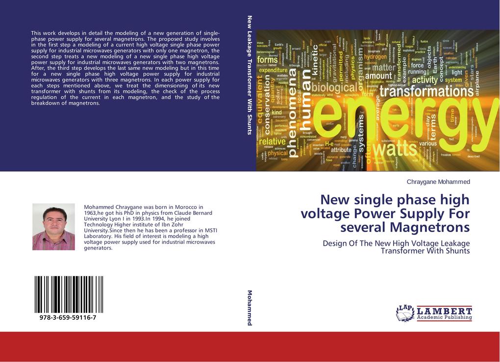 New single phase high voltage Power Supply For several Magnetrons