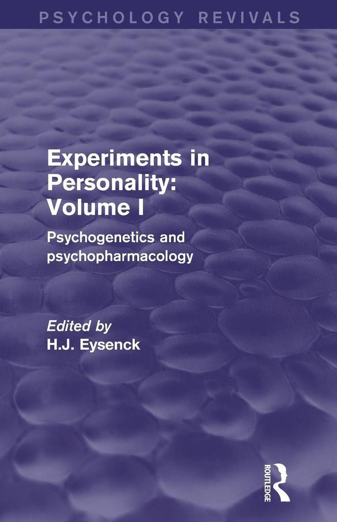 Experiments in Personality