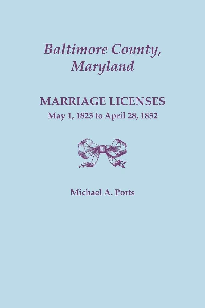 Baltimore County Maryland Marriage Licenses