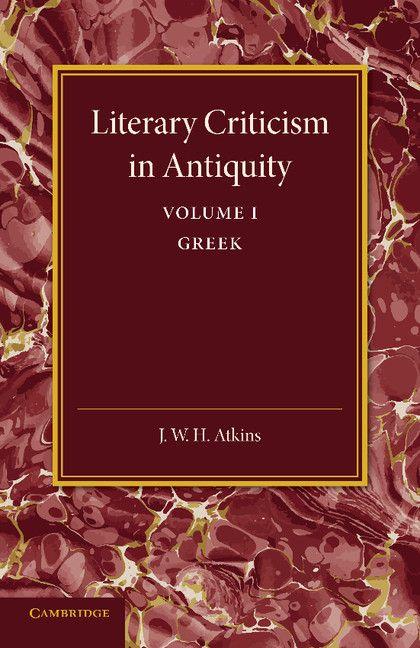 Literary Criticism in Antiquity