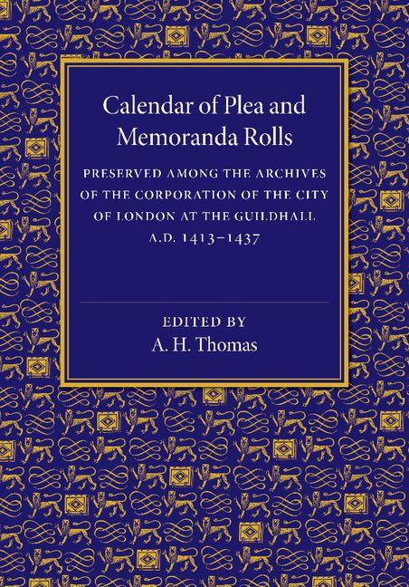 Calendar of Plea and Memoranda Rolls