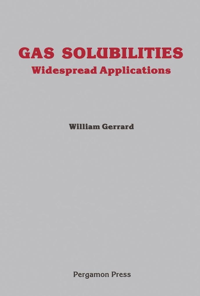 Gas Solubilities