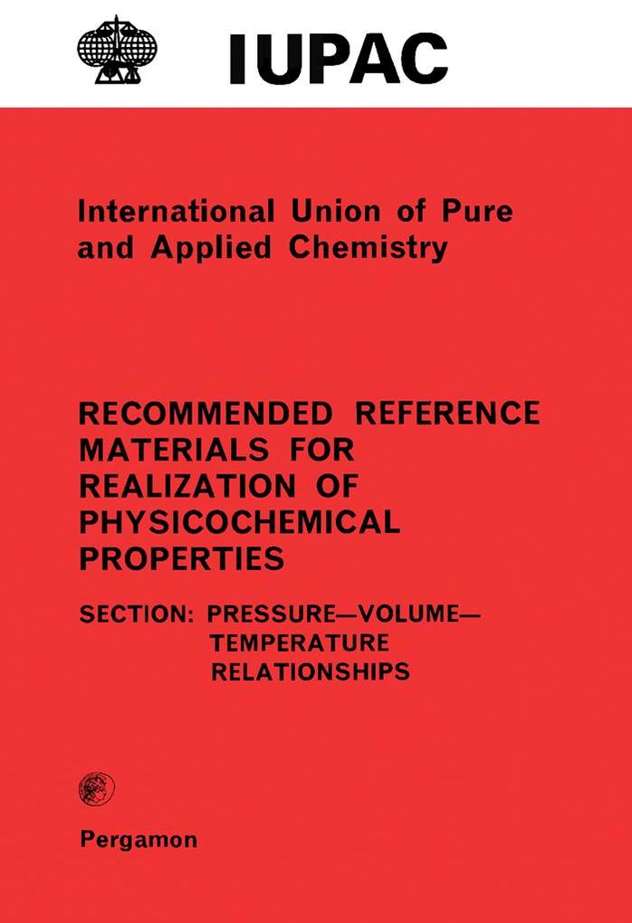 Recommended Reference Materials for Realization of Physicochemical Properties