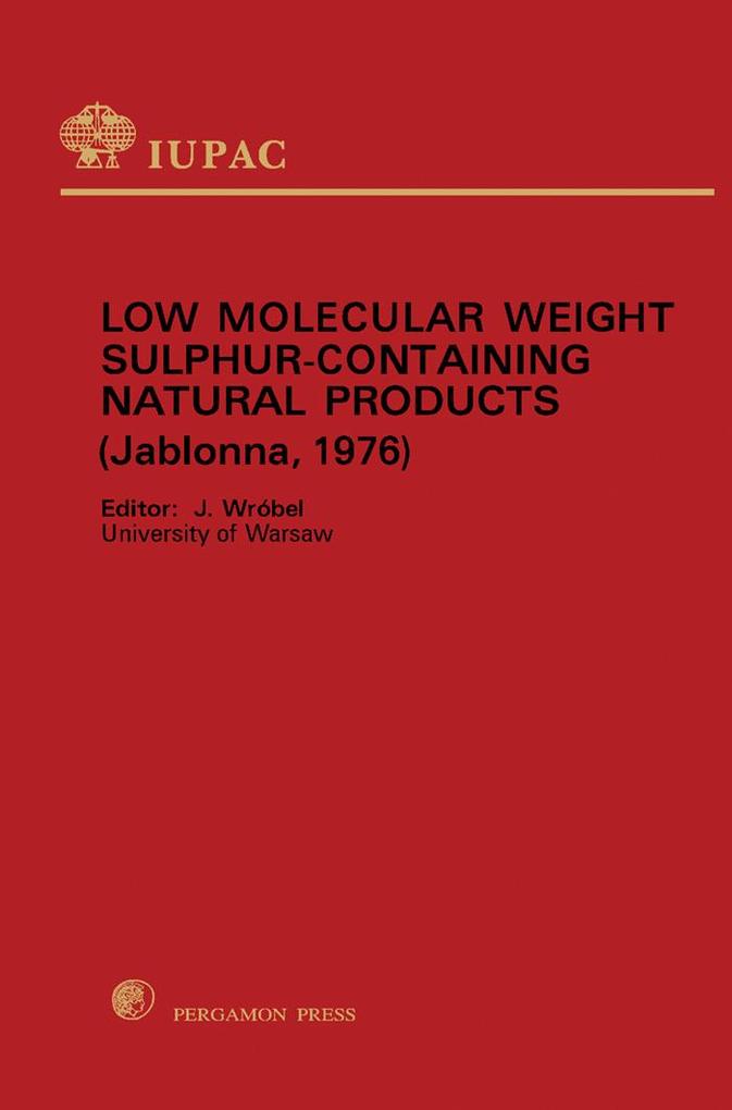 Low Molecular Weight Sulphur Containing Natural Products