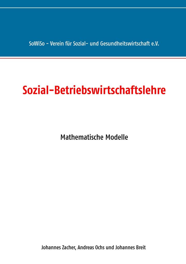 Sozial-Betriebswirtschaftslehre