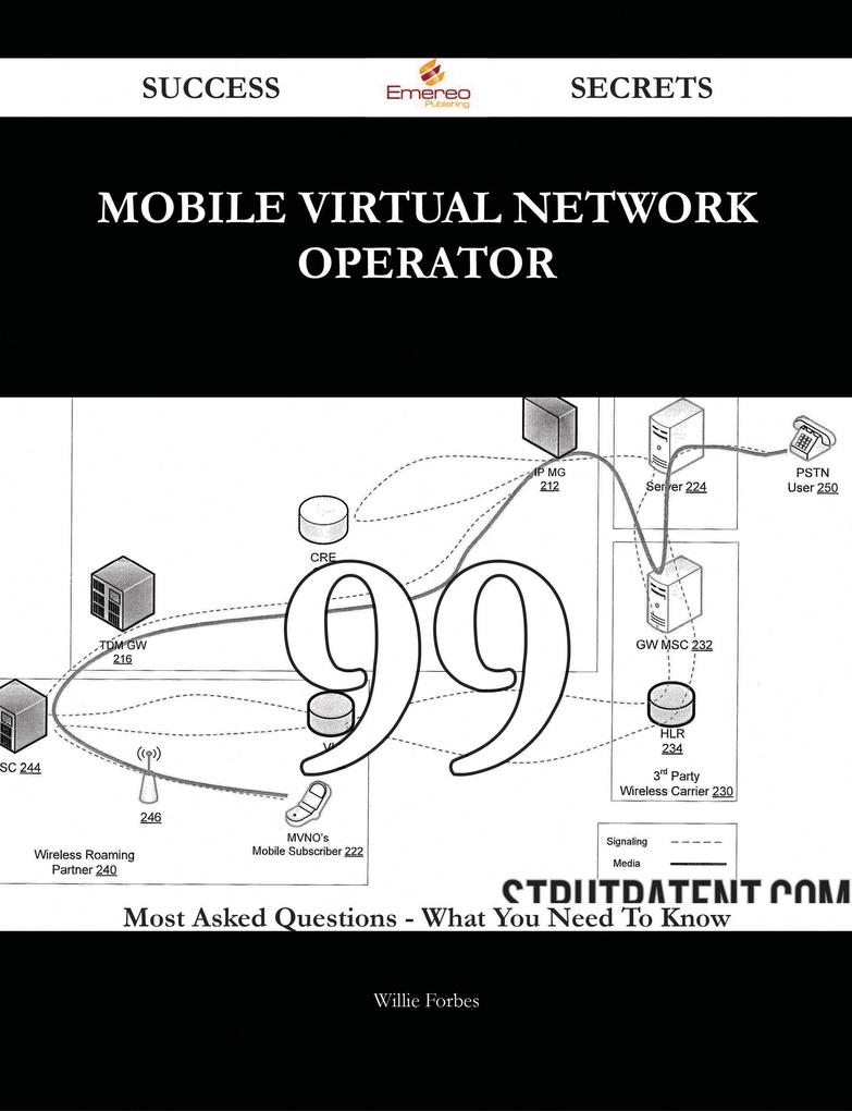 Mobile Virtual Network Operator 99 Success Secrets - 99 Most Asked Questions On Mobile Virtual Network Operator - What You Need To Know