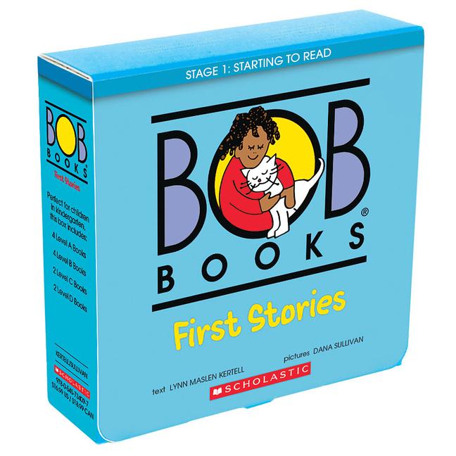 Bob Books - First Stories Box Set Phonics Ages 4 and Up Kindergarten (Stage 1: Starting to Read)