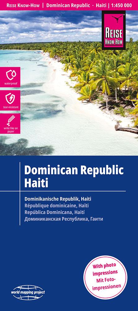 Reise Know-How Landkarte Dominikanische Republik Haiti 1 : 450.000