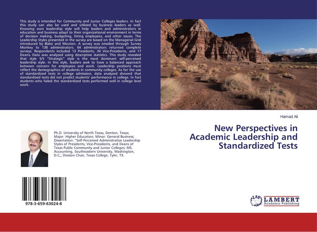 New Perspectives in Academic Leadership and Standardized Tests