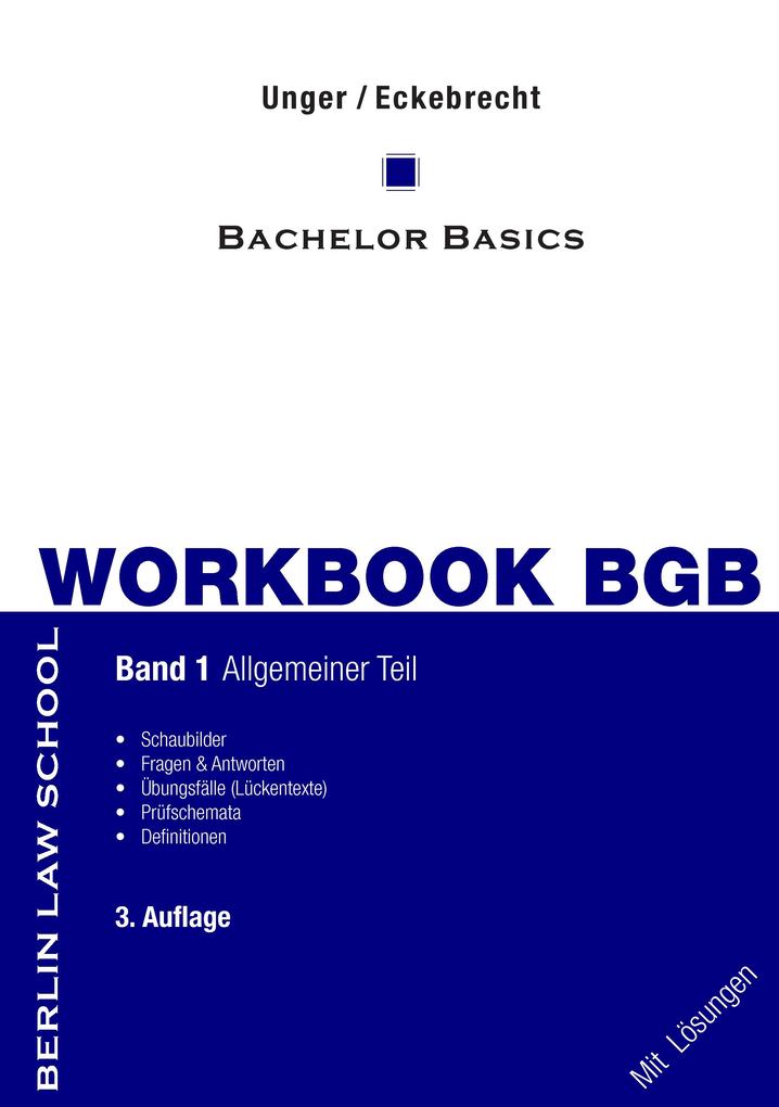 Workbook BGB Band I