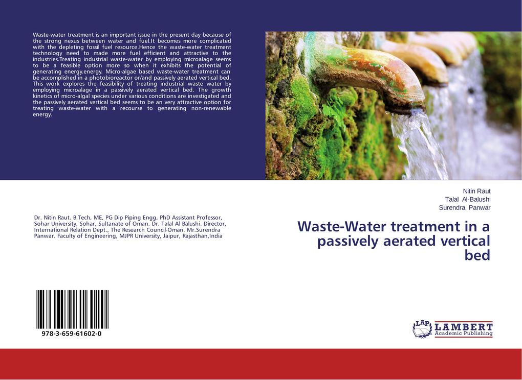 Waste-Water treatment in a passively aerated vertical bed
