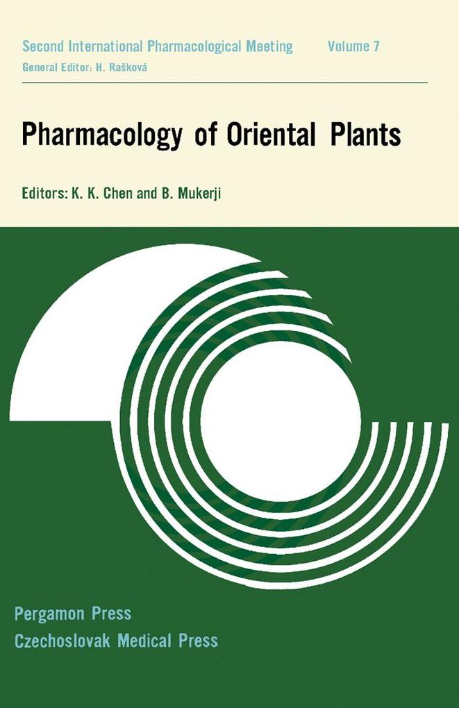 Pharmacology of Oriental Plants