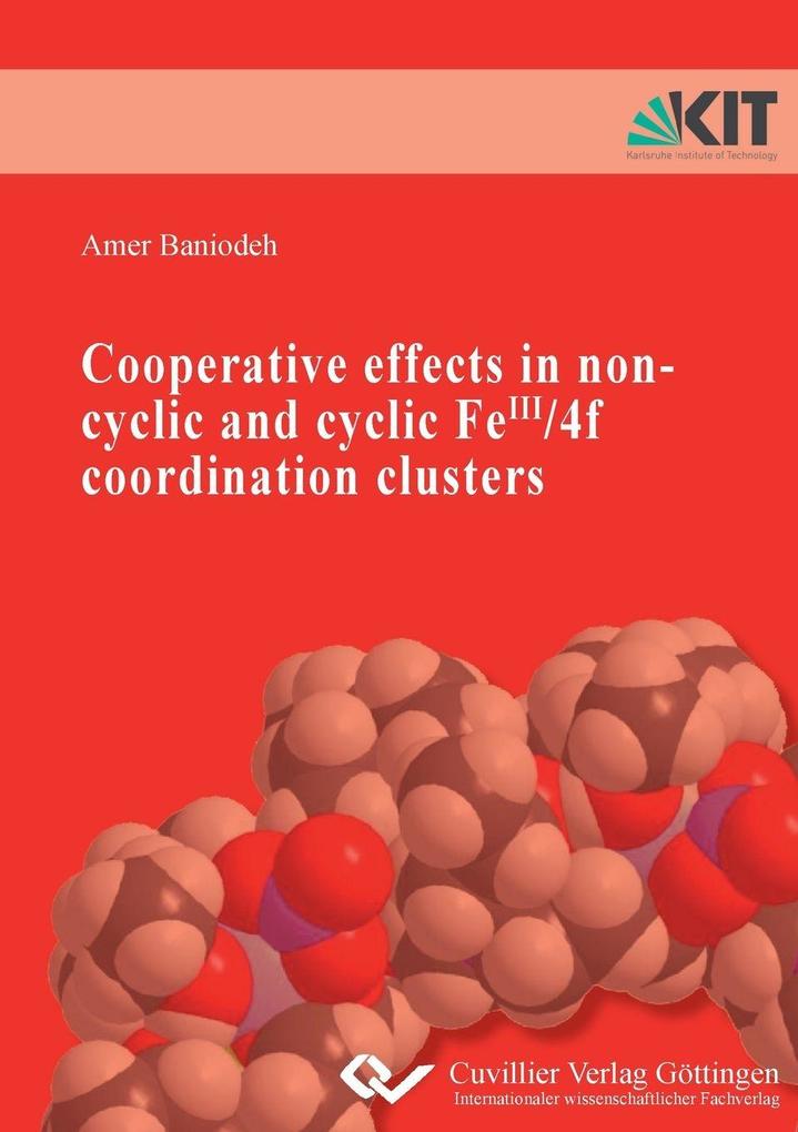 Cooperative effects in non-cyclic and cyclic FeIII/4f coordination clusters
