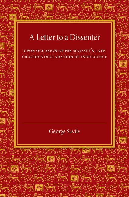 Letter to a Dissenter