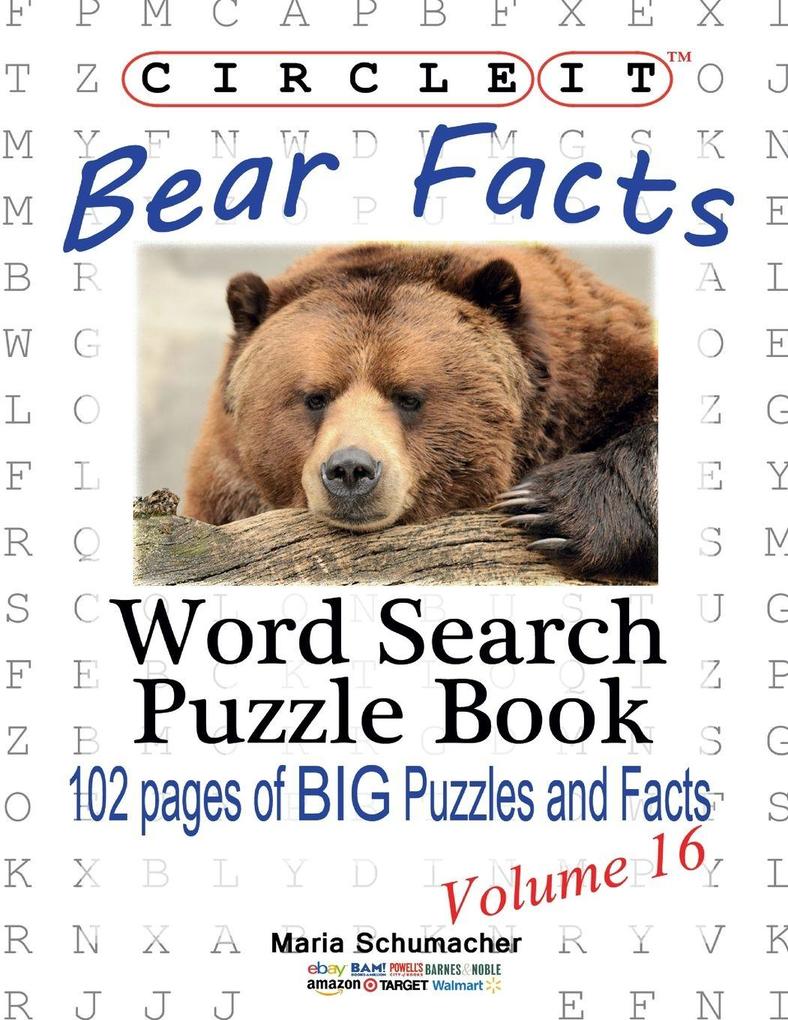 Circle It Bear Facts Word Search Puzzle Book