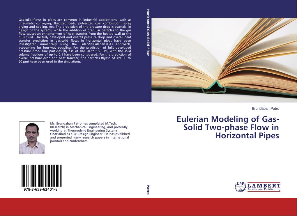Eulerian Modeling of Gas-Solid Two-phase Flow in Horizontal Pipes