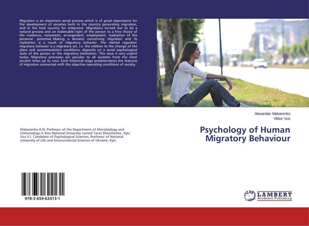 Psychology of Human Migratory Behaviour - Alexander Makarenko/ Viktor Vus