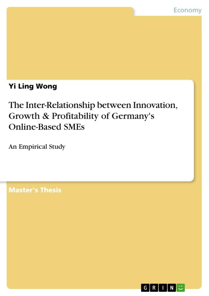 The Inter-Relationship between Innovation Growth & Profitability of Germany‘s Online-Based SMEs