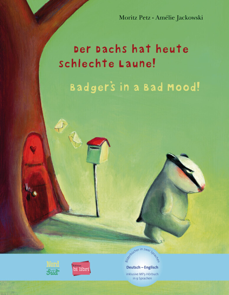 Image of Der Dachs hat heute schlechte Laune! Kinderbuch Deutsch-Englisch