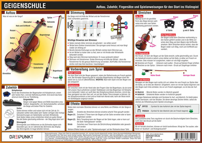 Geigenschule Infotafel