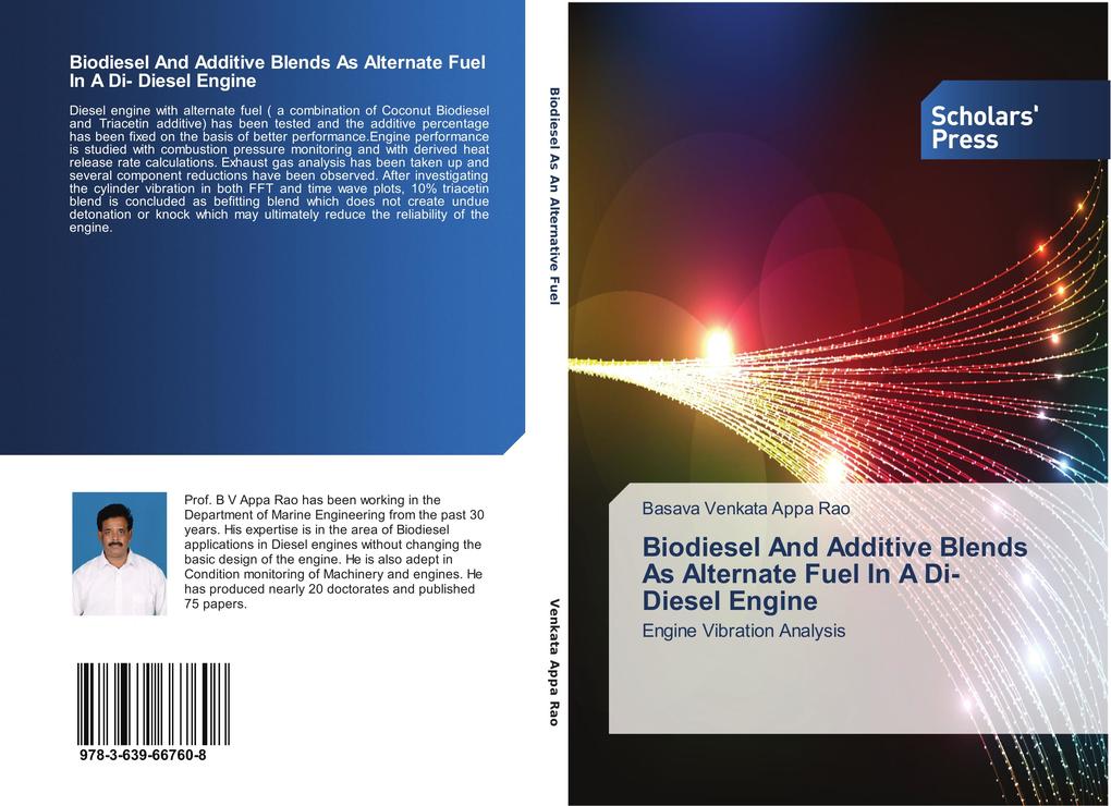 Biodiesel And Additive Blends As Alternate Fuel In A Di- Diesel Engine