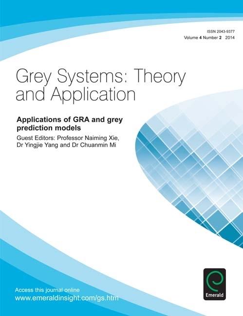 Applications of GRA and grey prediction models