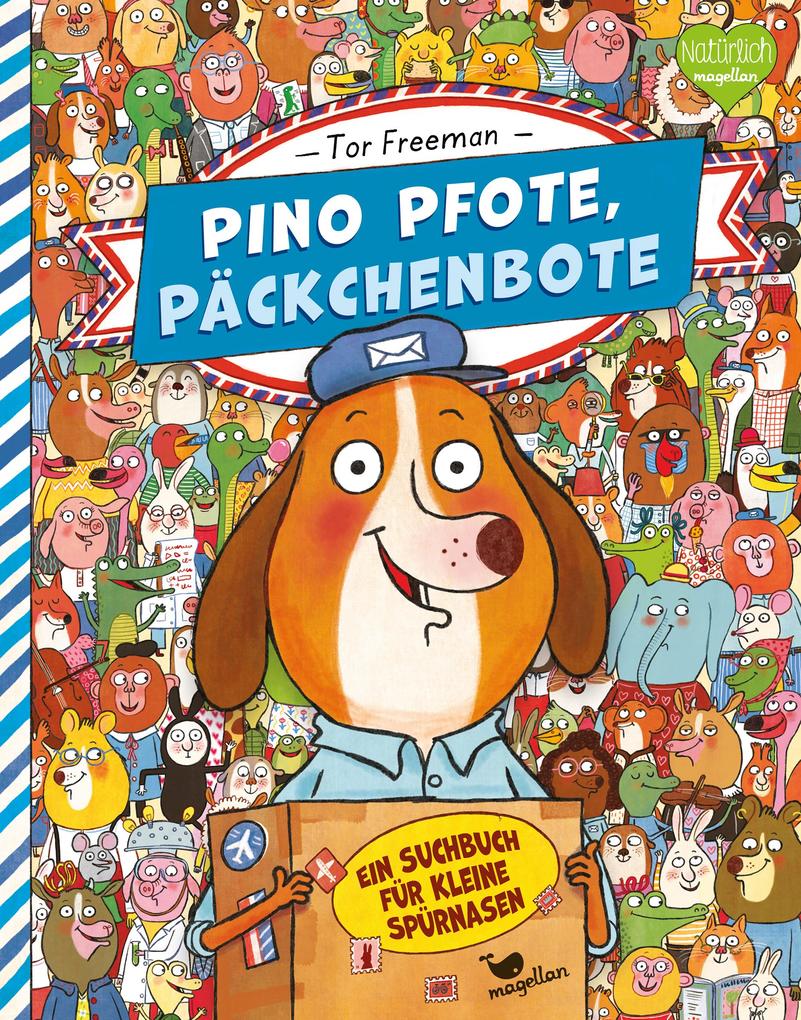 Image of Pino Pfote Päckchenbote 01. Ein Suchbuch für kleine Spürnasen