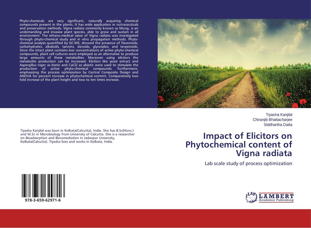 Impact of Elicitors on Phytochemical content of Vigna radiata - Tiyasha Kanjilal/ Chiranjib Bhattacharjee/ Siddhartha Datta