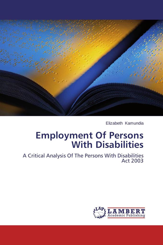 Employment Of Persons With Disabilities