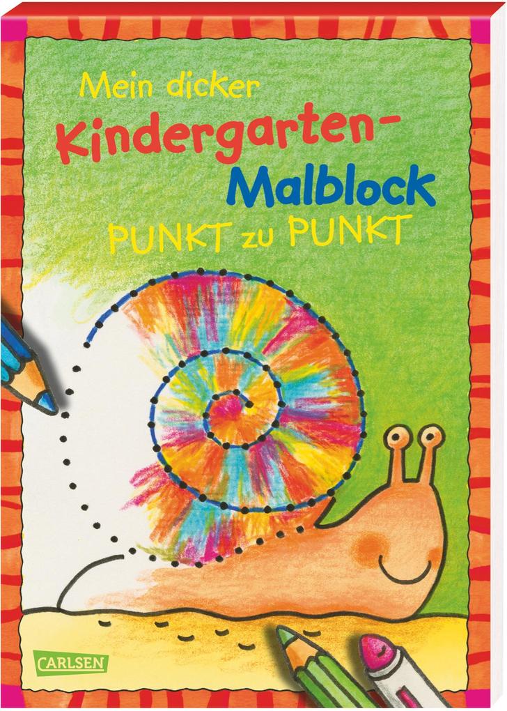 Image of Mein dicker Kindergarten-Malblock. Von Punkt zu Punkt