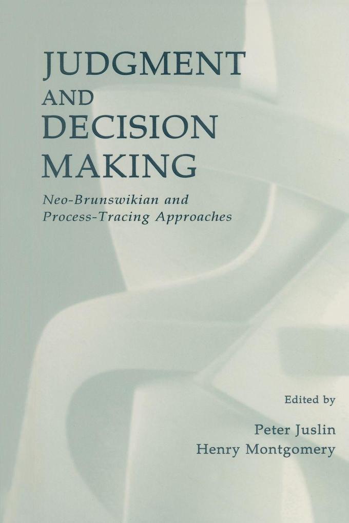 Judgment and Decision Making