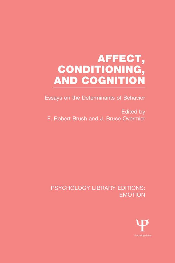 Affect Conditioning and Cognition (PLE: Emotion)