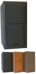 SKIN Premium Einband ADVOSKIN Gr. L (Sartorius) onyx-schwarz mit ausklappbarer Buchstütze & Geschen