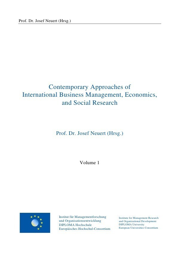 Contemporary Approaches of International Business Management Economics and Social Research