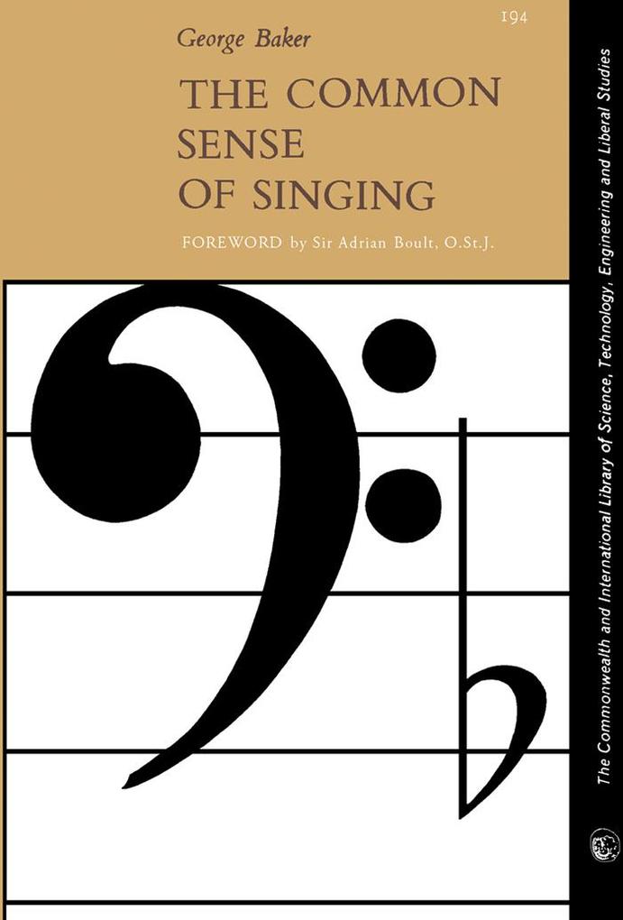 The Common Sense of Singing