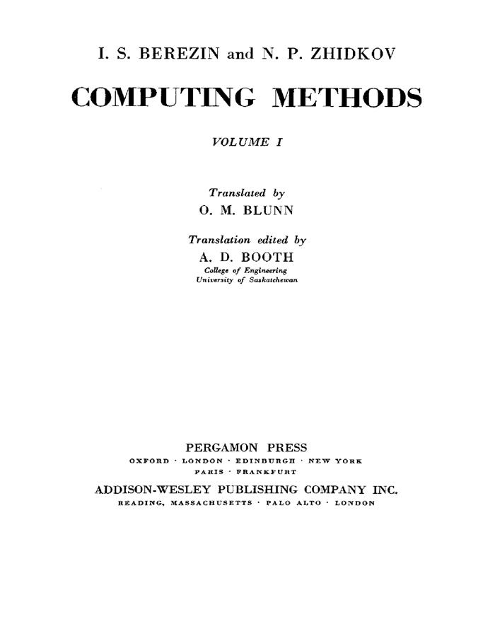 Computing Methods