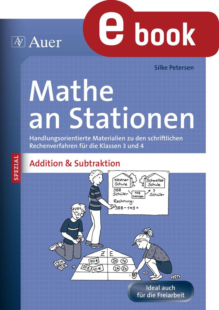 Mathe an Stationen Addition & Subtraktion 3-4