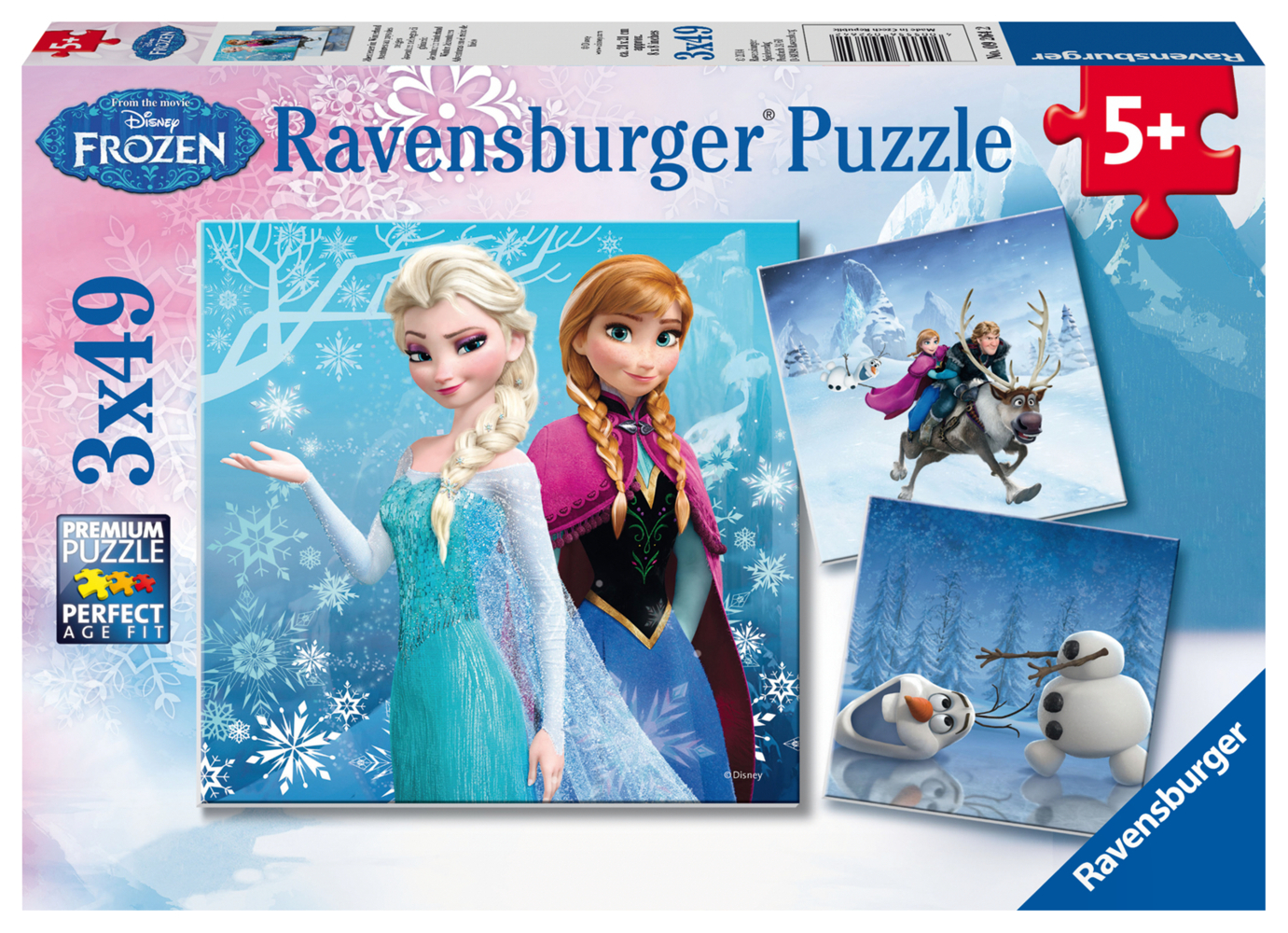 Ravensburger - Abenteuer im Winterland 3 x 49 Teile