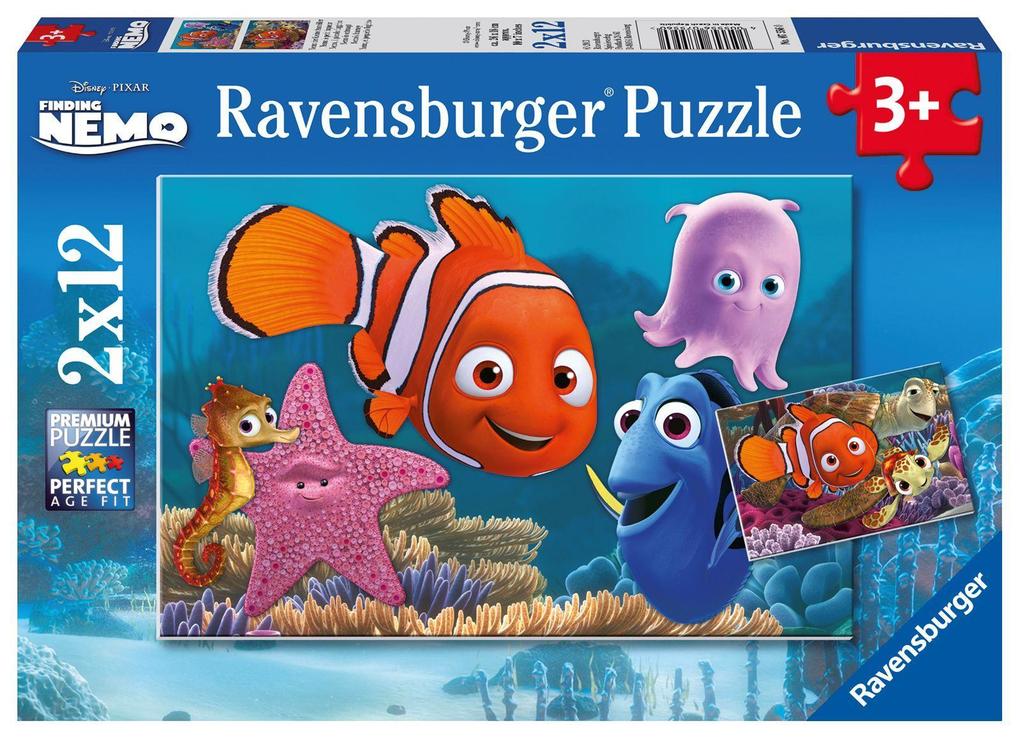 Ravensburger - Nemo der kleine Ausreißer 2 x 12 Teile