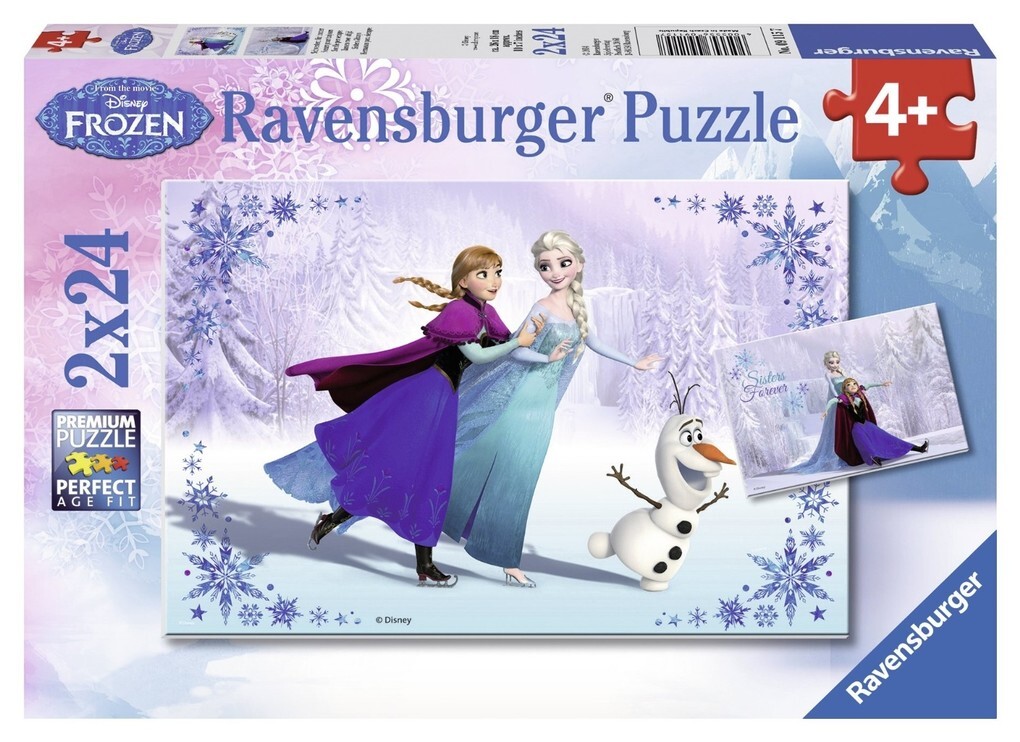 Disney Frozen: Schwestern für immer. Puzzle 2 x 24 Teile