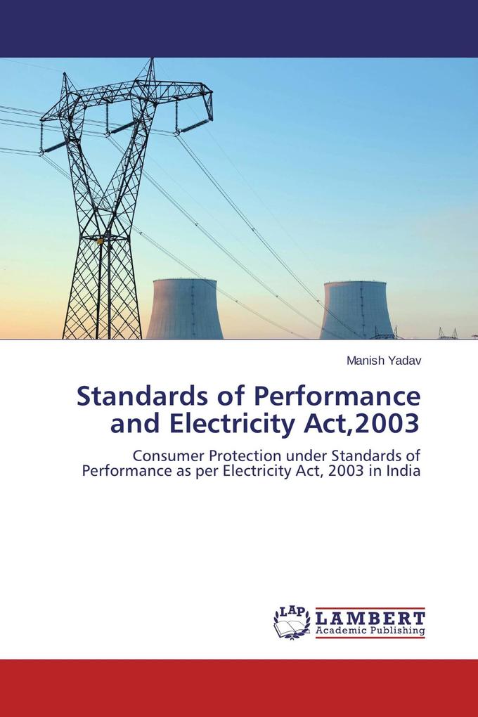 Standards of Performance and Electricity Act2003