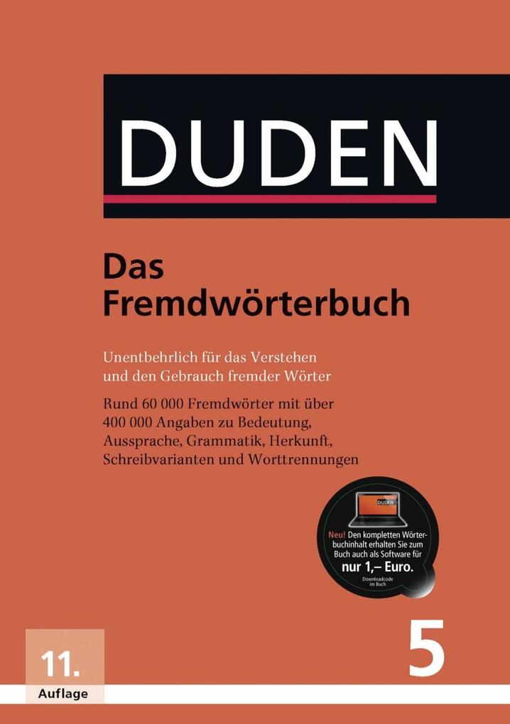 Duden 05. Das Fremdwörterbuch als Buch Duden 05. Das Fremdwörterbuch als Buch
