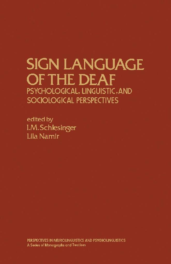 Sign Language of the Deaf