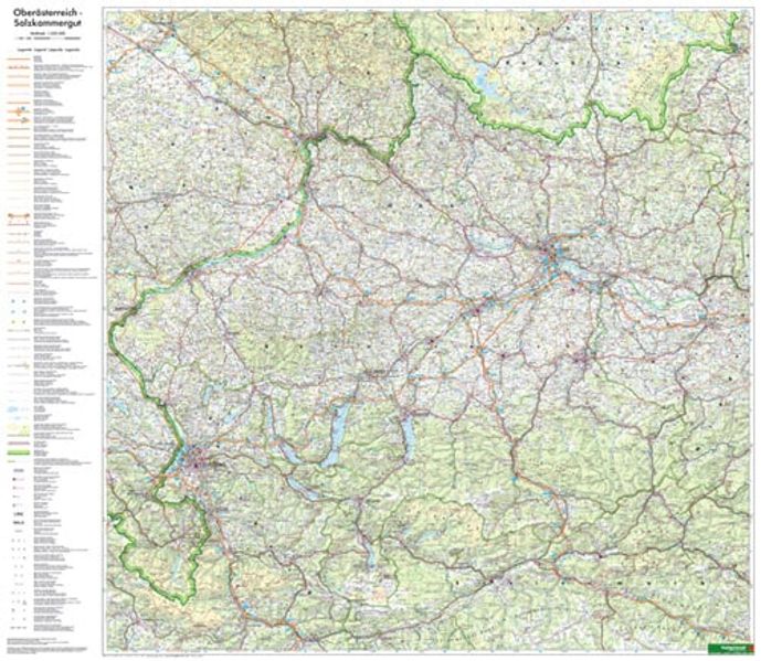 freytag & berndt Poster Oberösterreich 1:200.000