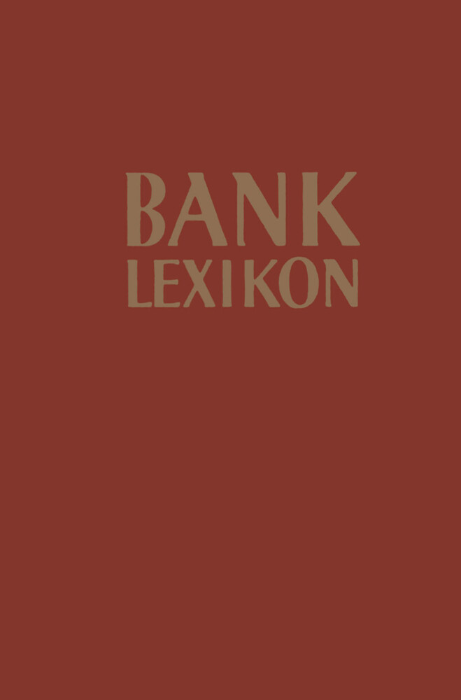 Bank-Lexikon - Josef Löffelholz/ Gerhard Müller