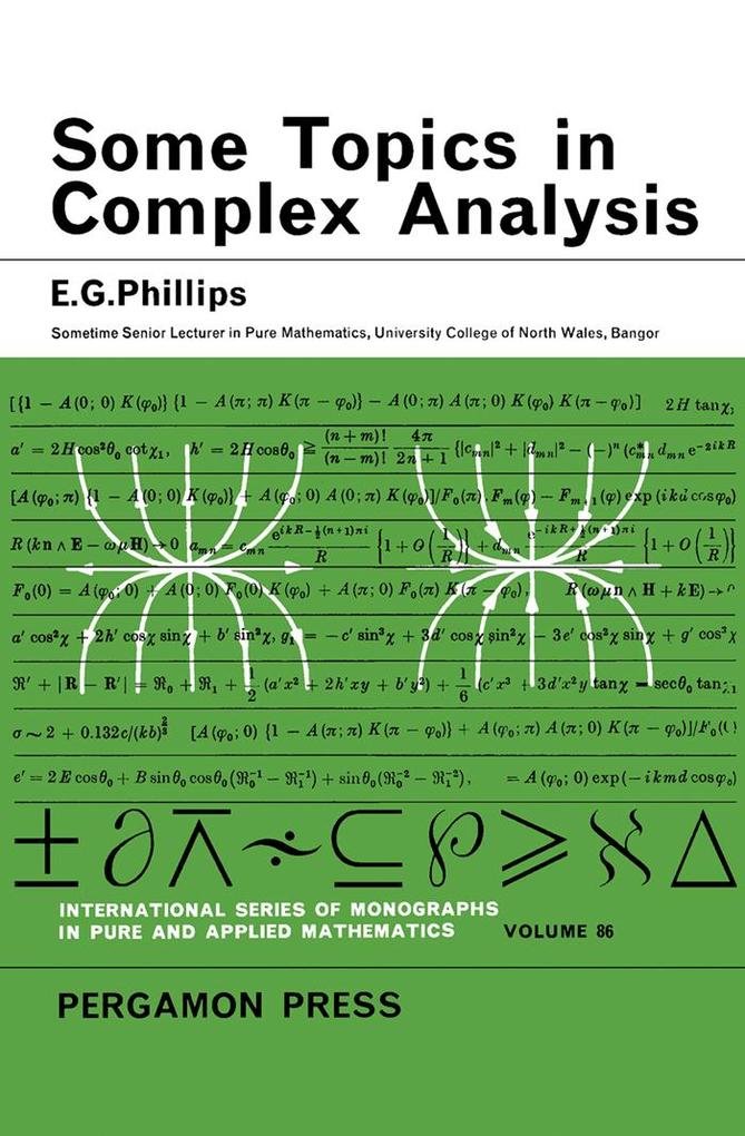 Some Topics in Complex Analysis