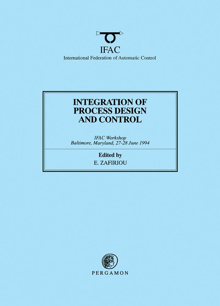 Integration of Process Design and Control