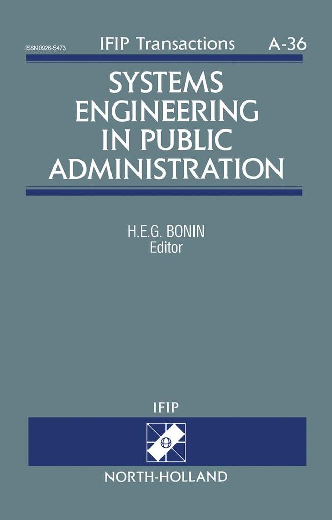 Systems Engineering in Public Administration