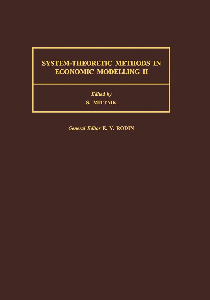 System-Theoretic Methods in Economic Modelling II