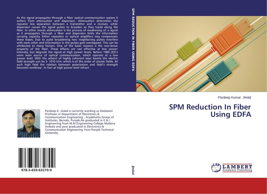 SPM Reduction In Fiber Using EDFA